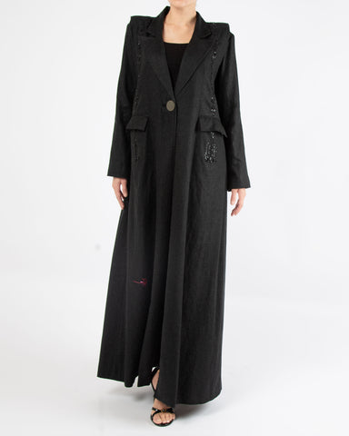 SR-SE25BCO-NCE031-TRIDENT LINEN COAT
