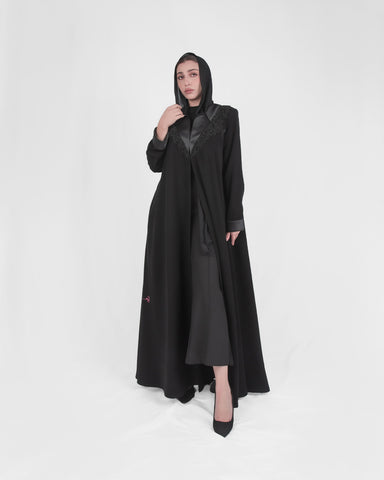 Bisht, Open, Heart in Crumpled Ribbon