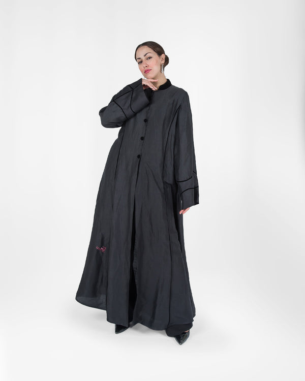 Basic, plain, D Collar in Velvet