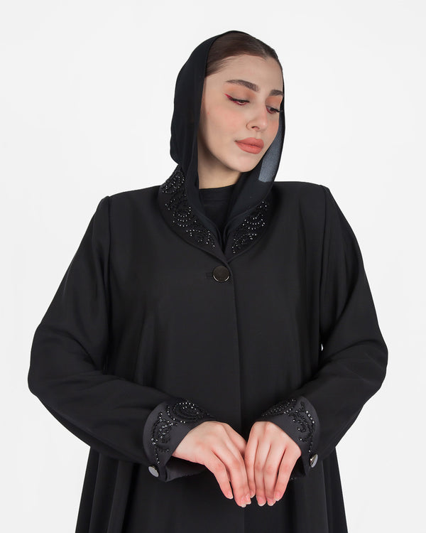 Basic, Office, Zigzag Beads Coat